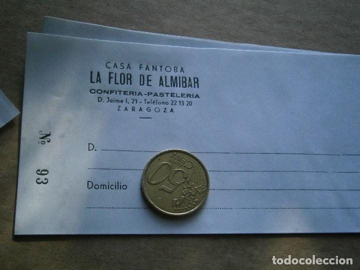 Werbekataloge: LA FLOR DE ALMIBAR ZARAGOZA,PRECIOSA ETIQUETA,A&Ntilde;OS 30 40,DE UNA VIEJA IMPRENTA ,UNICA EN TC&iexcl;