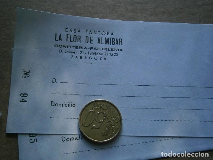 Werbekataloge: LA FLOR DE ALMIBAR ZARAGOZA,PRECIOSA ETIQUETA,A&Ntilde;OS 30 40,DE UNA VIEJA IMPRENTA ,UNICA EN TC&iexcl;
