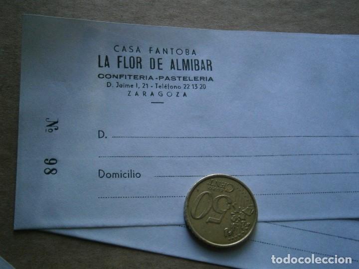 Werbekataloge: LA FLOR DE ALMIBAR ZARAGOZA,PRECIOSA ETIQUETA,A&Ntilde;OS 30 40,DE UNA VIEJA IMPRENTA ,UNICA EN TC&iexcl;
