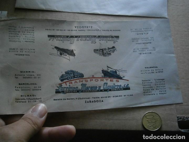 Werbekataloge: SOBRE, A&Ntilde;OS 60 70&iexcl;TRANSPORTES ,LURRINOA ,MORENO,Y,AGUIRRE, ZARAGOZA, BARCELONA