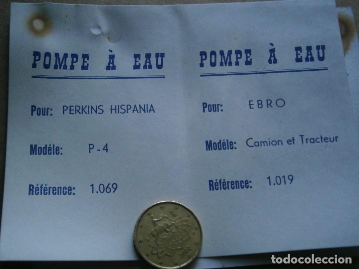 Werbekataloge: ETIQUETA DE EBRO, TALLER MANTENIMIENTO,DE BOMBA DE AGUA A&Ntilde;OS 60 70,,UNICA EN TC,