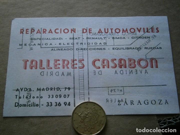 Werbekataloge: ETIQUETA A&Ntilde;OS 60 70,TALLERES CASABON &iexcl;&iexcl;,ZARAGOZA&iexcl;&iexcl;,REPARACIONES SEAT RENAULT SIMCA