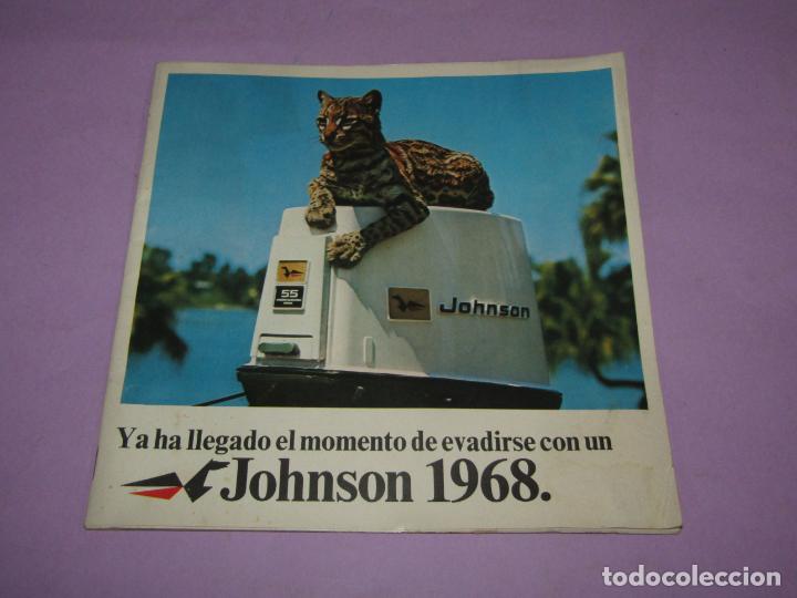 Cataloghi pubblicitari: Antiguo Cat&aacute;logo Publicitario de Motores Nauticos JOHNSON - A&ntilde;o 1968