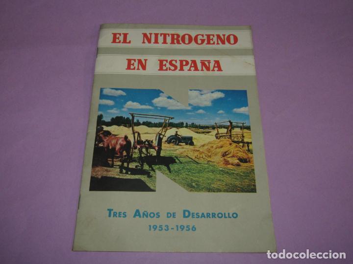 Cataloghi pubblicitari: Antiguo Cat&aacute;logo EL NITROGENO EN ESPA&Ntilde;A - Tres A&ntilde;os de Desarrollo - A&ntilde;o 1953-56