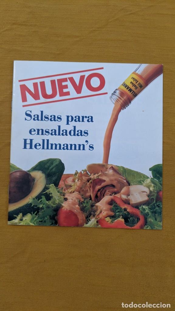 Catalogues publicitaires: ANTIGUO CAT&Aacute;LOGO PUBLICITARIO-RECETARIO &laquo;SALSAS HELLMANN'S&raquo;