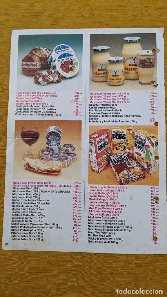 Catalogues publicitaires: ANTIGUO FOLLETO PRECIOS PRODUCTOS CAPRABO
