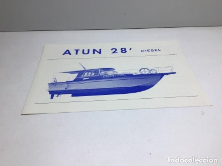 Catalogues publicitaires: FOLLETO PUBLICITARIO DIVISION NAUTICA -EMBARCACIONES - ATUN 28 - A&Ntilde;O 1977