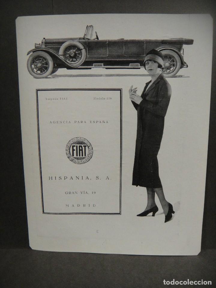 Cat&aacute;logos publicitarios: fiat torpedo modelo 519 - hispania s. a. - madrid