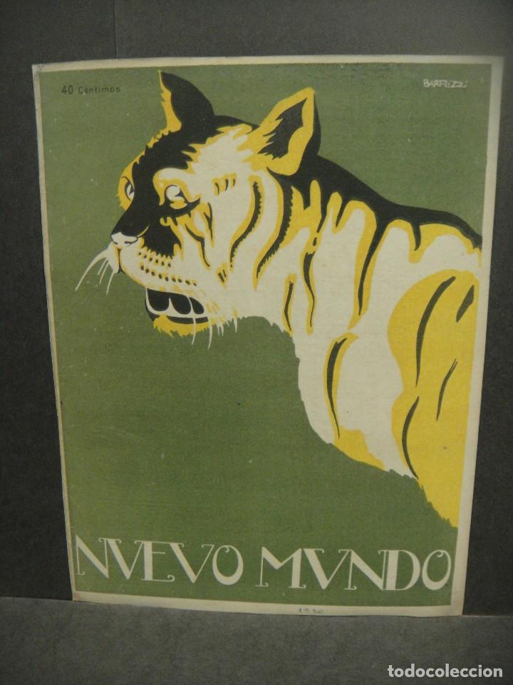 Cat&aacute;logos publicitarios: bartolozzi - ilustracion de portada revista nuevo mundo a&ntilde;o 1920