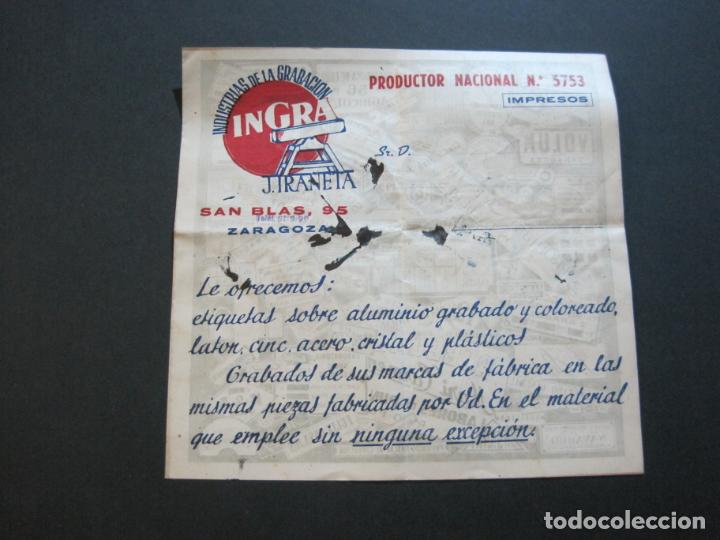 Cat&aacute;logos publicitarios: INDUSTRIAS DE LA GRABACION INGRA-CATALOGO PUBLICIDAD-VER FOTOS-(K-1089)