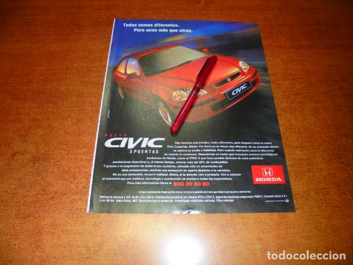 Cat&aacute;logos publicitarios: PUBLICIDAD 1996: HONDA CIVIC