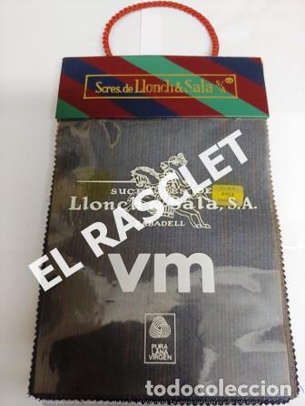 Cat&aacute;logos publicitarios: ANTIGUO MUESTRARIO DE TELA - SUCESORES DE LLOCH & SALA S.A - SERIE PI - SABADELL - BARCELONA -