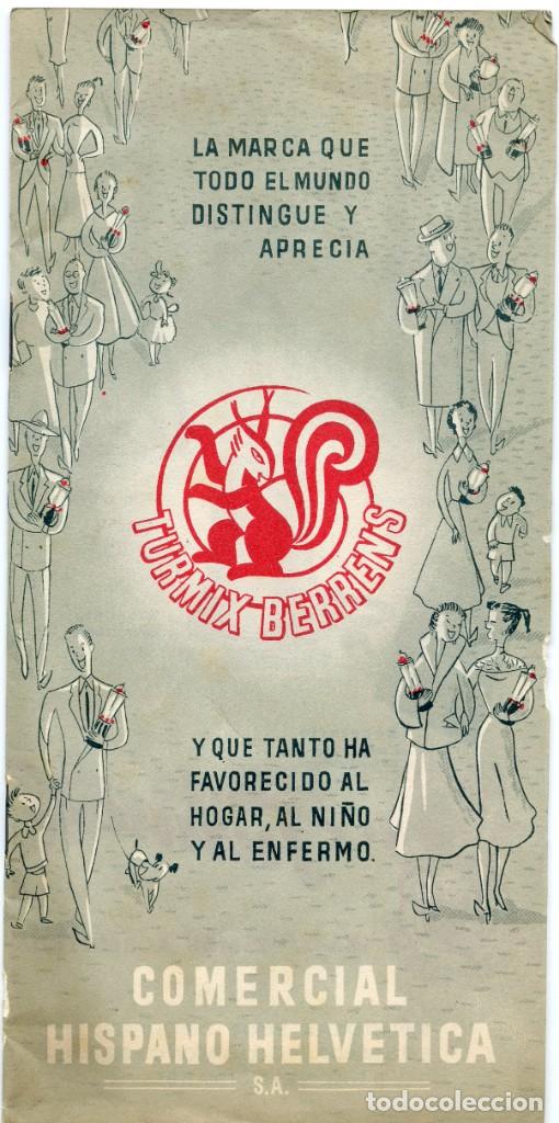 Catalogues publicitaires: ANTIGUO CAT&Aacute;LOGO PUBLICITARIO ORIGINAL TURMIX BERRENS (A&Ntilde;OS 50)