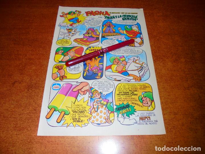 Cat&aacute;logos publicitarios: PUBLICIDAD 1976: HELADOS CAMY, PACH&Aacute; Y NIFTI.