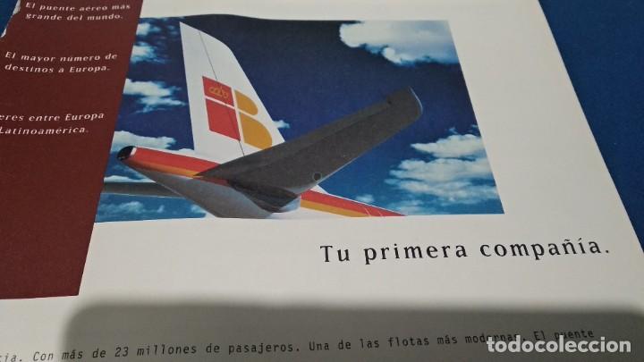 Advertising Catalogs: PUBLICIDAD EN PRENSA HOJA DE REVISTA ( IBERIA - L&Iacute;NEAS A&Eacute;REAS INTERNACIONALES ) DE LOS 80