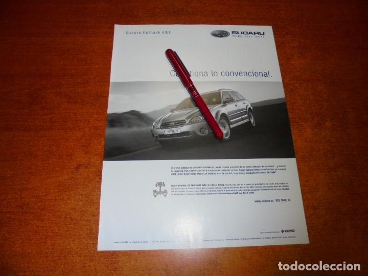 Cat&aacute;logos publicitarios: PUBLICIDAD 2004: SUBARU OUTBACK AWD