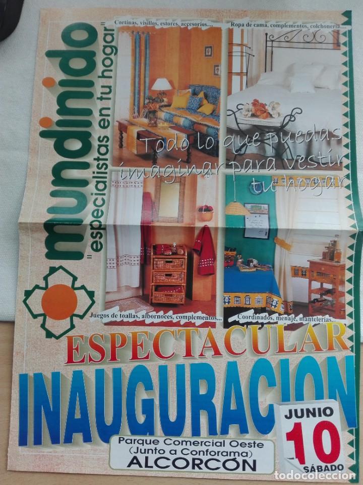 Advertising Catalogs: FOLLETO DESPLEGABLE A&Ntilde;O 2000 - MUNDINIDO ALCORCON MADRID - MUEBLES HOGAR DECORACION