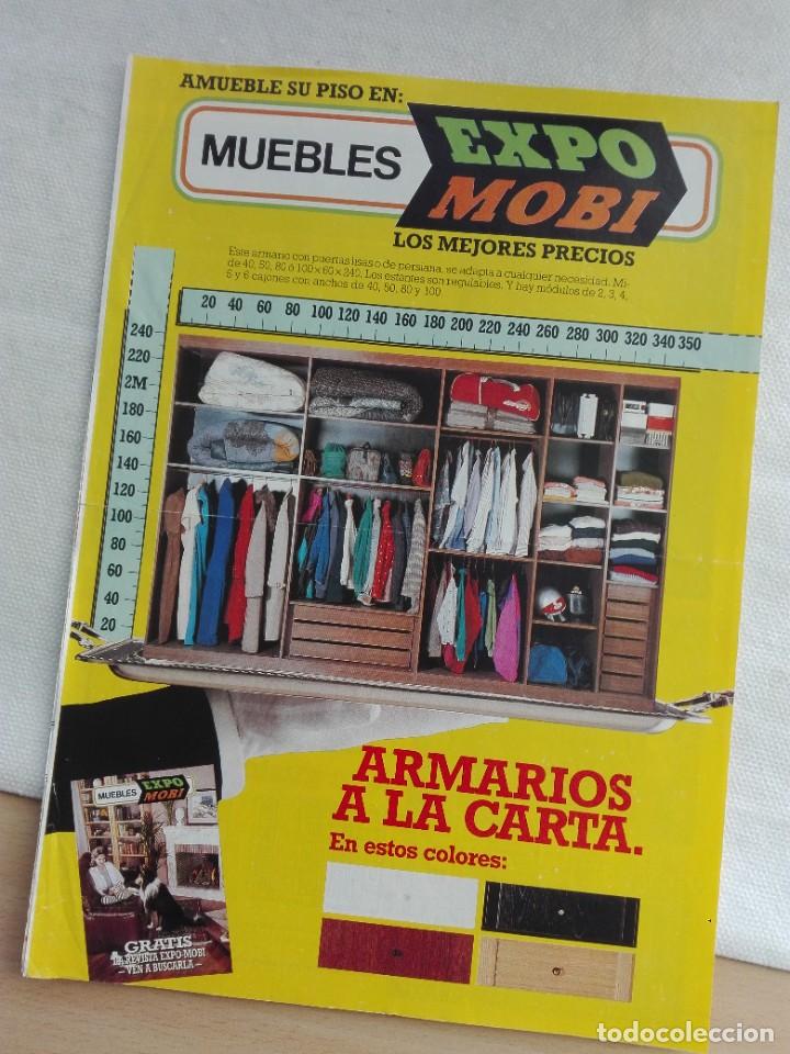 Advertising Catalogs: FOLLETO A&Ntilde;O 1992 (2 HOJAS) - MUEBLES EXPO MOBI - ARMARIOS
