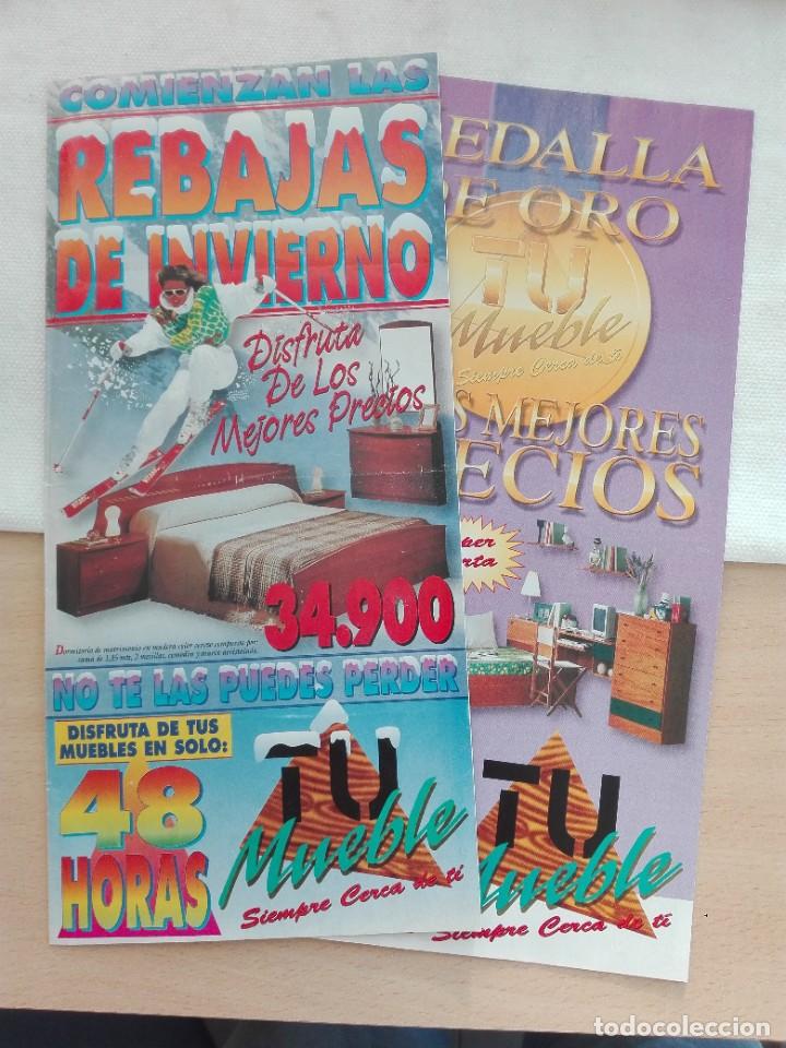 Werbekataloge: 2 FOLLETOS A&Ntilde;O 2000 - TU MUEBLE MADRID - 16PG C/U - 50GR - HOGAR DECORACION