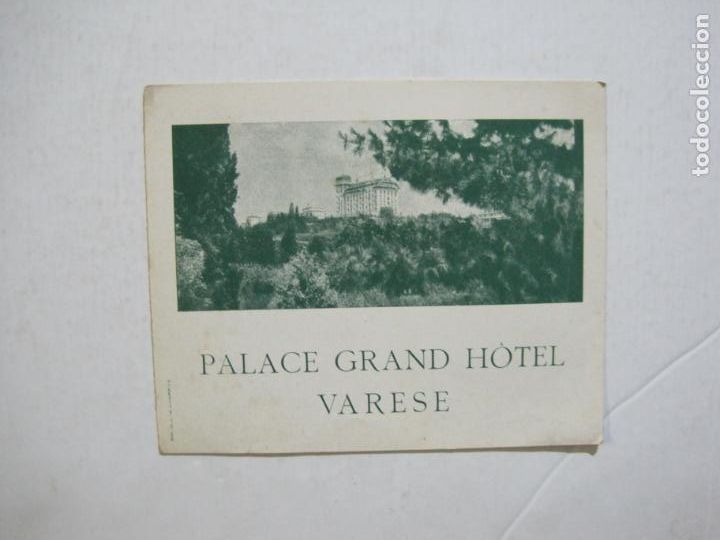 Cataloghi pubblicitari: VARESE-PALACE GRAND HOTEL-CATALOGO PUBLICIDAD-VER FOTOS-(K-1310)