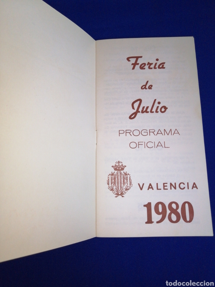 Cat&aacute;logos publicitarios: PROGRAMA OFICIAL FERIA DE VALENCIA 1980 - Foto 3