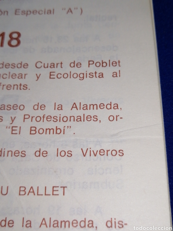 Cat&aacute;logos publicitarios: PROGRAMA OFICIAL FERIA DE VALENCIA 1980 - Foto 5