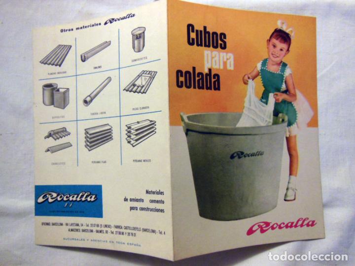 Werbekataloge: Folleto Publicidad : ROCALLA. Cubos para colada