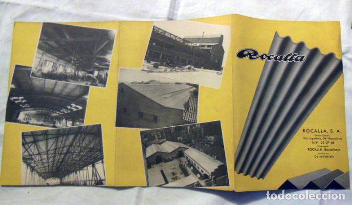 Werbekataloge: Folleto Publicidad : ROCALLA. Planchas Onduladas. 1959