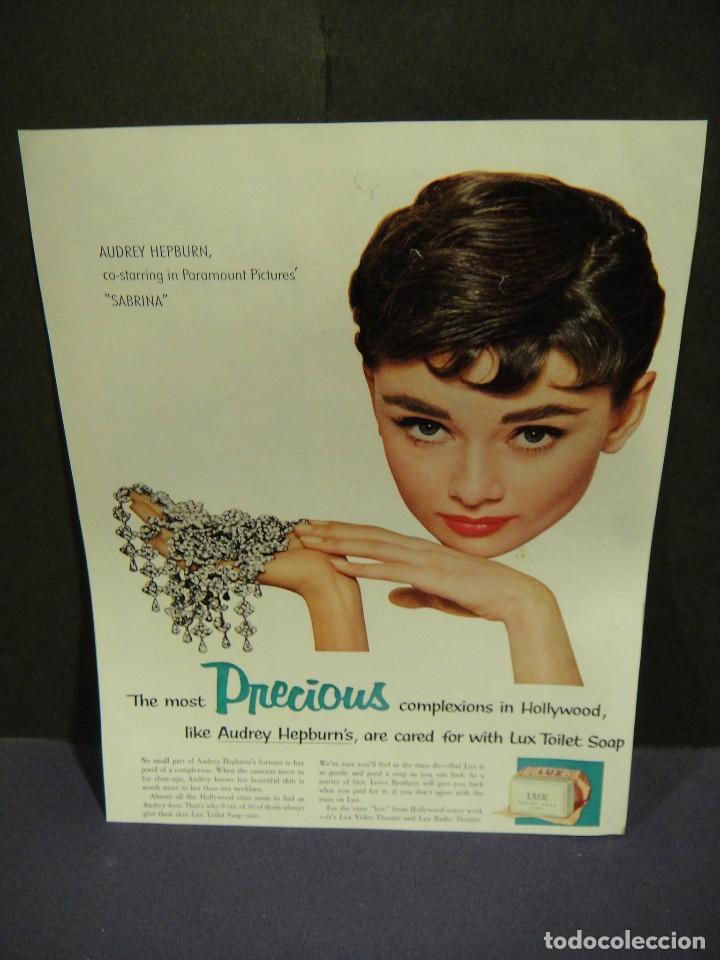 Cat&aacute;logos publicitarios: JABON LUX - AUDREY HEPBURN - Foto 1
