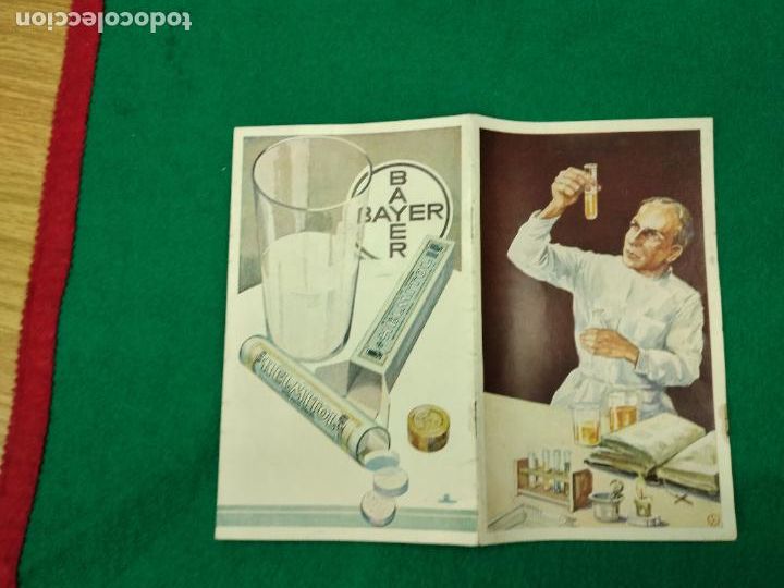 Cat&aacute;logos publicit&aacute;rios: BAYER. ANTIGUO FOLLETO PUBLICITARIO.