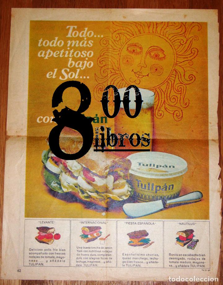 Catalogues publicitaires: ANUNCIO - HOJA - PUBLICIDAD. TULIP&Aacute;N : Todo m&aacute;s apetitoso bajo el sol. Margarina