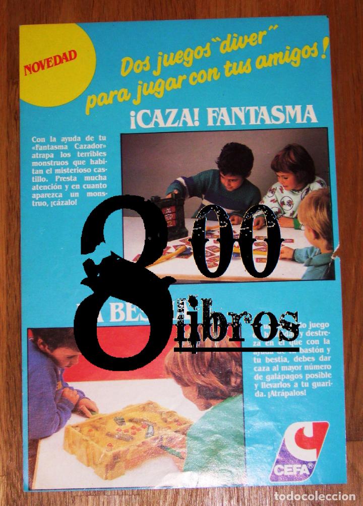Catalogues publicitaires: ANUNCIO - HOJA - PUBLICIDAD. CEFA : Caza Fantasma ; La Bestia. - 1988