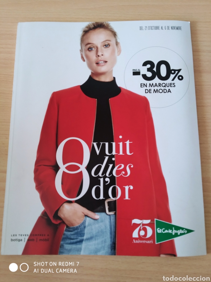 Werbekataloge: Cat&aacute;logo 8 dies d'or 21/10 al 06/11/2016. El Corte Ingl&eacute;s. Nuevo