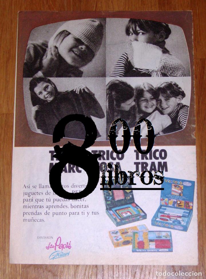 Cat&aacute;logos publicitarios: ANUNCIO - HOJA - PUBLICIDAD. TRICOMARC, TRICOTOSA, TRICOTRAM DE LA SRTA. PEPIS. - 1975