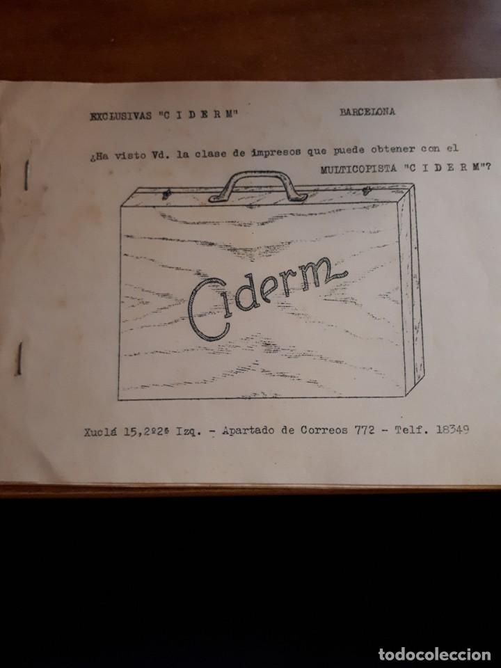 Cat&aacute;logos publicitarios: Cat&aacute;logo multicopista CIDERM