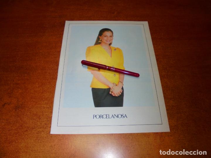 Cat&aacute;logos publicitarios: PUBLICIDAD 1992: PORCELANOSA, CON ISABEL PREYSLER