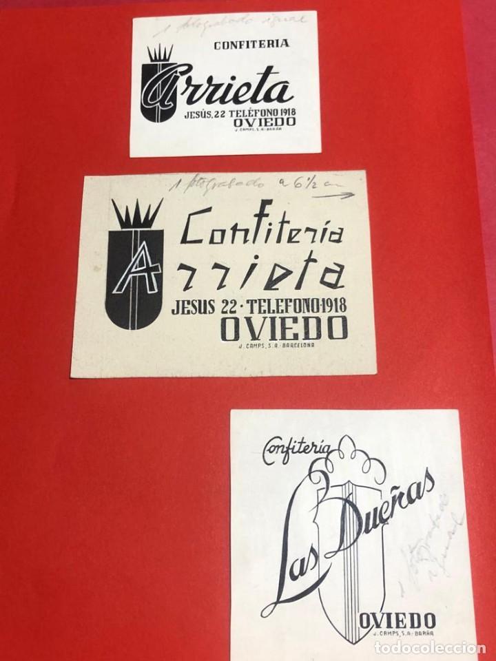 Catalogues publicitaires: Dibujos originales para publicidad. Confiter&iacute;a Arrieta + Confiter&iacute;a Las Due&ntilde;as (Oviedo)