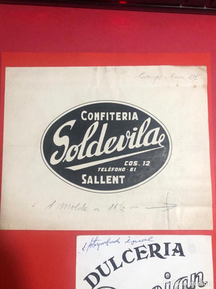 Catalogues publicitaires: Dibujo original para publicidad. Confiteria Soldevila (Sallent, Barcelona)