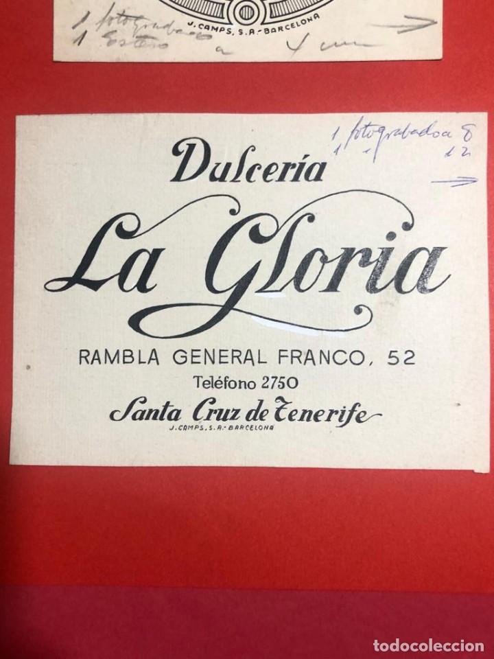 Cat&aacute;logos publicitarios: Dibujo original para publicidad. Dulcer&iacute;a La Gloria (Santa Cruz de Tenerife)