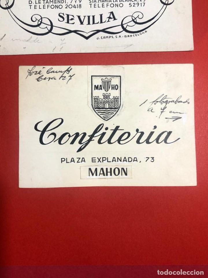 Cat&aacute;logos publicitarios: Dibujo original para publicidad. Confiter&iacute;a (Ma&oacute;)