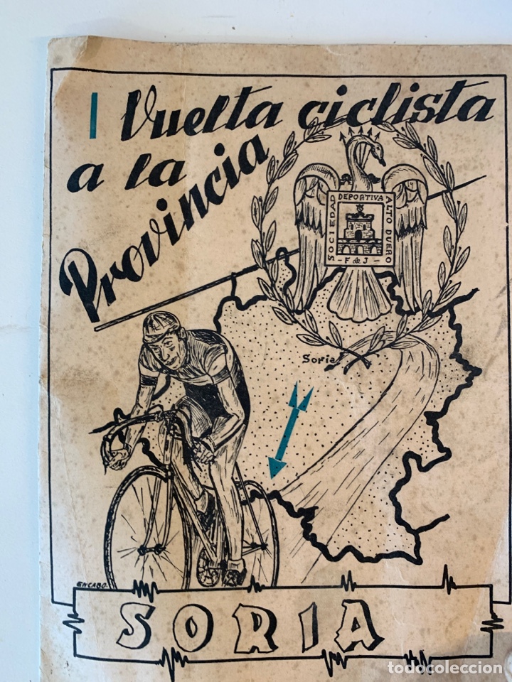 Cat&aacute;logos publicitarios: La vuelta ciclista a la provincia de Soria folleto