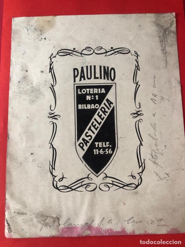 Cat&aacute;logos publicitarios: Dibujo original para publicidad. Pasteler&iacute;a Paulino (Bilbao)