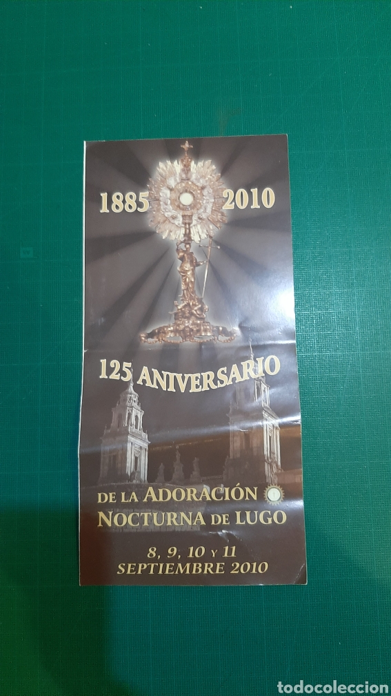 Werbekataloge: LUIS TRELLES SIERVO DIOS 2019 LUGO 125 aniversario adoraci&oacute;n Nocturna folleto LIBRERIA O ALMAC&Eacute;N