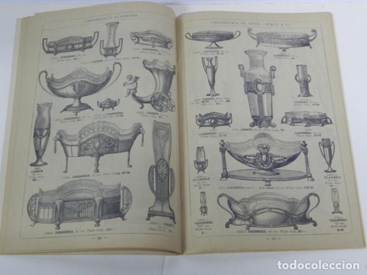 Catalogues publicitaires: CATALOGO ILUSTRADO DE LA Orfebrer&iacute;a plateada Miele & Co. A&ntilde;o 1912. PLATA. TIENE 64 PAG. MIDE 25 X 18