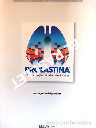 Cat&aacute;logos publicitarios: MONOGRAFIA DE UN PRODUCTO - PROLASTINA - LABORATORIOS BAYER