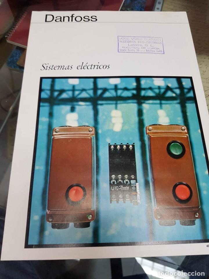 Werbekataloge: ANTIGUO CATALOGO SISTEMAS ELECTRICOS DANFOSS RELES ARRANCADORES LATORRE SL MURCIA