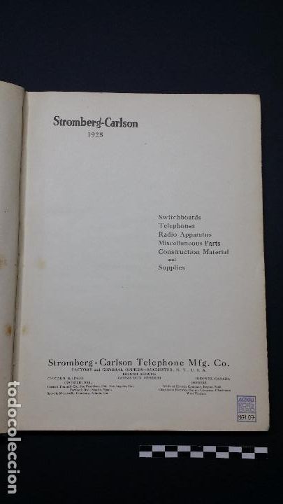 Cat&aacute;logos publicitarios: Cat&aacute;logo de Stromberg-Carlson de 1925. - Foto 4