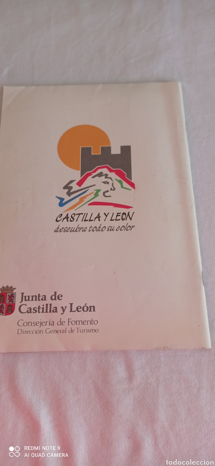 Cat&aacute;logos publicitarios: Triptico folleto Castilla y Leon 1990 - Foto 2