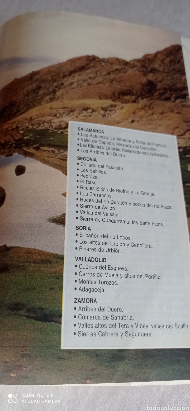 Cat&aacute;logos publicitarios: Triptico folleto Castilla y Leon 1990 - Foto 7