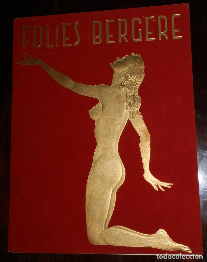 Catalogues publicitaires: ANTIGUO PROGRAMA FRANCES DEL FOLIES BERGERE, NO ESTA INDICADA LA FECHA DE PUBLICACION, ESTIMO DE L